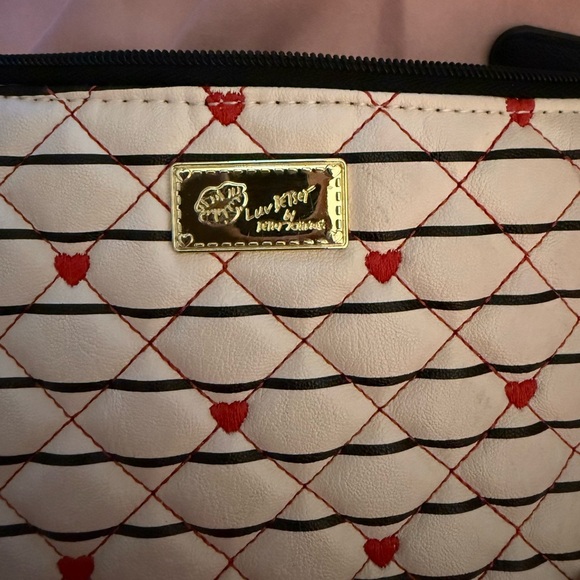 Betsey Johnson Crossbody Bag - Cream and Red - Picture 4 of 4